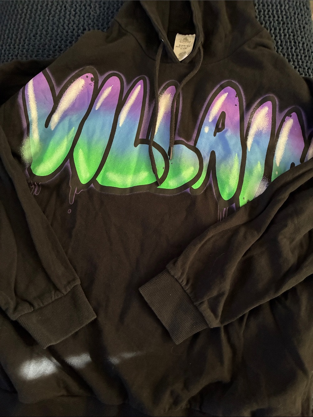 Disney villain tagged hoodie large
